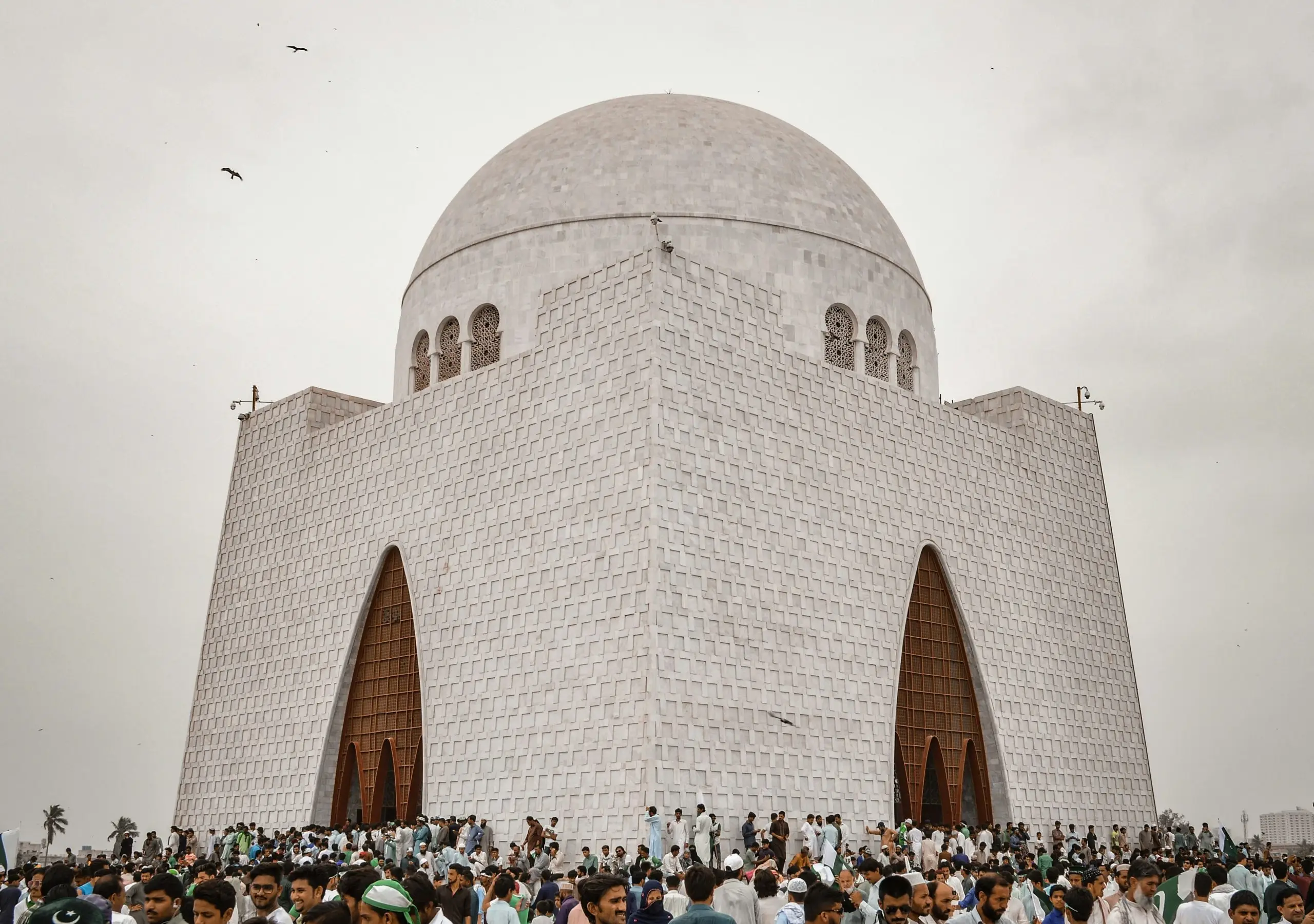 Quaid-e-Azam’s Mausoleum in Karachi, Pakistan.